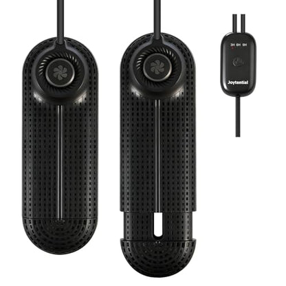 Electric Boot Dryer, Shoe Warmer with IC Controller, Footwear Travel Dryers Silent with 3/6/9 Hours Timer - color: Black Pro