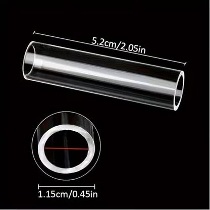 Aquatic Aquarium Breeding Cave Crystal Acrylic Shrimp Fish Shelter Spawning Tube Shrimp Habitat Ornament Hiding Cave Decorations Hideaway Pipe
