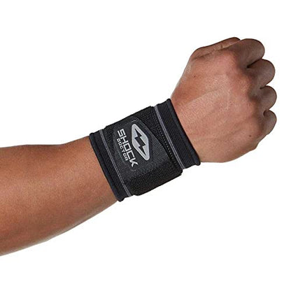 Shock Doctor Compression Knit Wrist Sleeve with Strap - size: Large