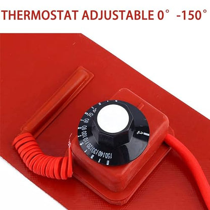 Silicone Heater Pad for Barrel, Drum Heater Pad Band Heater Pail Heater with Digital Display Control,Heavy Duty Metal Drum Heater (Size : 1740x250mm) - size: 1740x250mm