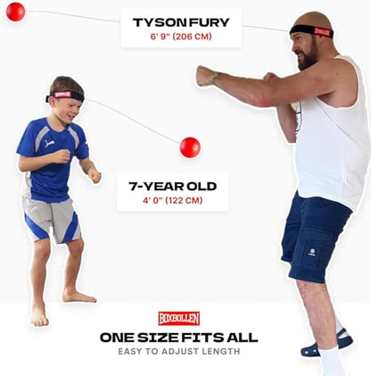 Boxbollen® Family 5 Pack Boxing Reflex Ball - Interactive Boxball App Integration - Hand Eye Coordination Training Ball -Boxing Equipment for Home -Christmas Gift for Family,Gift for Boxers, All Ages - size: Family Pack 5 Unit