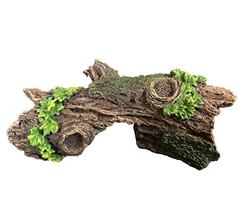 SLOCME Aquarium Wood Ornament Fish Tank Trunk Decoration - Driftwood Decor with Cave for Fish and Shrimp to Swim Through Or Hide Out