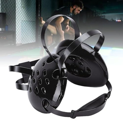 Wrestling Headgear with Chin Pad & 11 Vent Holes - Adjustable, Breathable, Protective Grappling Ear Guard for Adult Men & Women