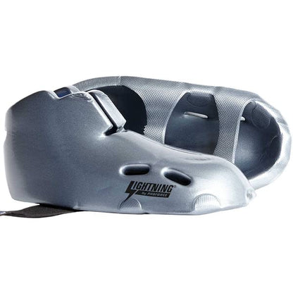 ProForce Lightning Kicks Martial Arts Sparring Shoes/Footgear - color: Silver, size: Medium Big Kid