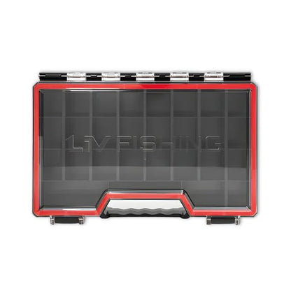 LIV Fishing Bait Bunker 3700 Tackle Box - Waterproof, Locking Dividers