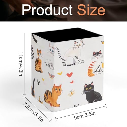 Cat Fish Tank Butterfly Pencil Holder,Pen Holder Cup,Pencil Cup Holder,Makeup Brush Holder,Desk Office Pen Organizer