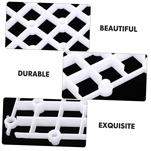 Totority 2pcs Aquarium Dividers for Fish Tanks Wear-Resistant Bottom Isolation Plates Convenient Splicing Design for Gravel for Betta and Shrimp Tanks