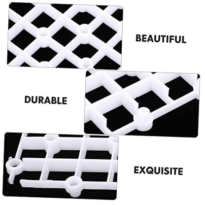 Totority 2pcs Aquarium Dividers for Fish Tanks Wear-Resistant Bottom Isolation Plates Convenient Splicing Design for Gravel for Betta and Shrimp Tanks