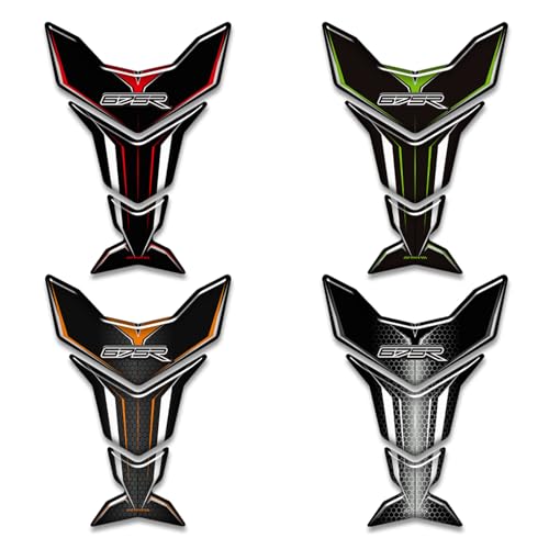 Motorcycle 3D Tank Pad Compatible with Triumph Street Triple Daytona 675 765R RS Stickers Gas Kit Knee Fish Bone Tank Pad Decals Fit for 675 765 R RS Stickers Decals Tank Protection Waterproof (A-17) - color: A-17