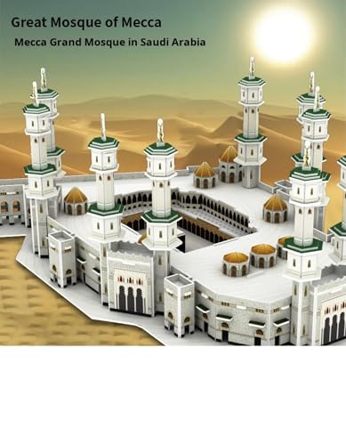 Islamic 3D Paper Puzzle Saudi Arabia Kaaba Architectural Model Set