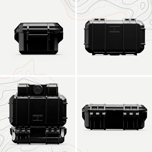 Evergreen 57 Waterproof Dry Box Protective Case - Travel Safe/Mil Spec/USA Made - for Cameras, Phones, Ammo Can, Camping, Hiking, Boating, Water Sports, Knives, & Survival (Clear) - color: Clear