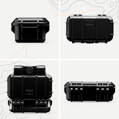 Evergreen 57 Waterproof Dry Box Protective Case - Travel Safe/Mil Spec/USA Made - for Cameras, Phones, Ammo Can, Camping, Hiking, Boating, Water Sports, Knives, & Survival (Clear) - color: Clear
