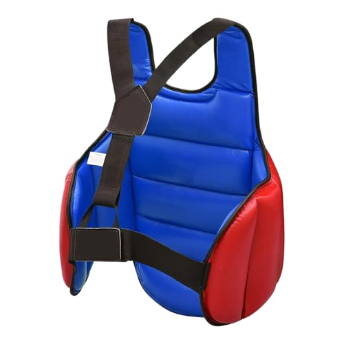 Boxing Chest Guard Reversible Kickboxing Chest Guard | Breathable Body Protection Pad Sparring Training Accessories Martial Arts Competition - size: Medium