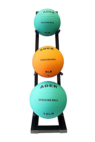 Ader Medicine Ball Set w/Rack - size: Rack