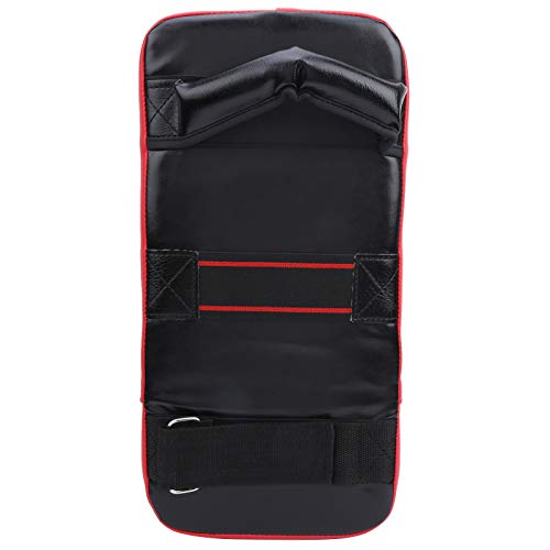 HERCHR Boxing Strike Pads, PU Sponge Punching Pad Shock Proof Strike Shield Foot Target Practice Training Pads Equipment for Taekwondo Karate Kick Punching(red)