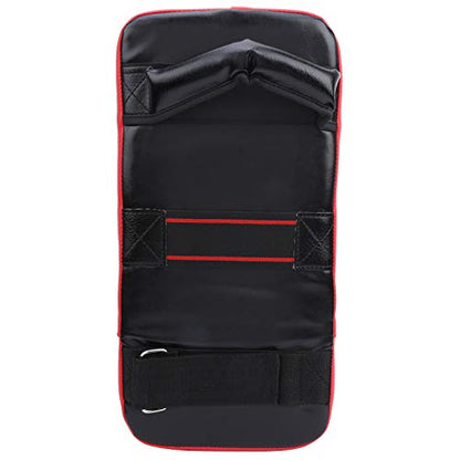 HERCHR Boxing Strike Pads, PU Sponge Punching Pad Shock Proof Strike Shield Foot Target Practice Training Pads Equipment for Taekwondo Karate Kick Punching(red)