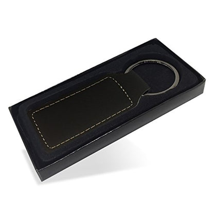 LaserGram Rectangle Keychain, Allah 2, Personalized Engraving Included (Black with Silver) - color: Black With Silver