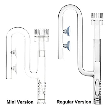 Mini Lily Pipe Inflow with Surface Skimmer for Nano Aquarium (13mm for 12/16mm (1/2'' i.d.) tubing) - size: 13mm for 12/16mm (1/2'' i.d.) tubing
