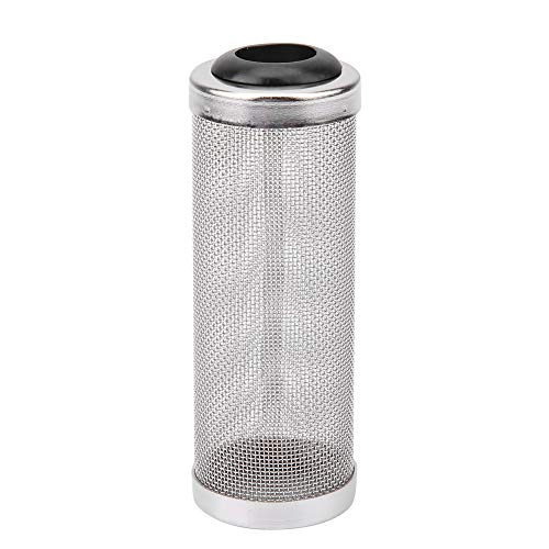 Joyzan Aquarium Intake Filter Mesh,Stainless Steel Inlet Shrimp Cover Guard | Net Inflow Basket Screen Strainer Metal Prefilter Tube Accessory Breeding Protector Protecting Fish Tank Inhalation 12mm