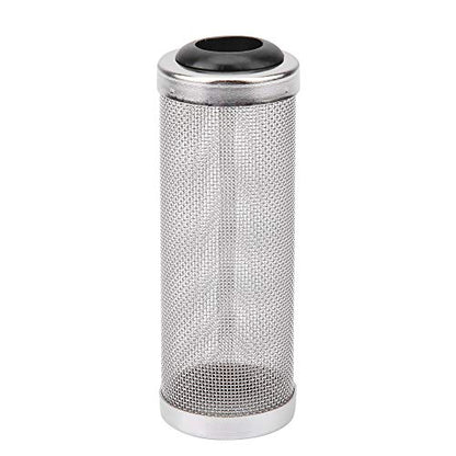 Joyzan Aquarium Intake Filter Mesh,Stainless Steel Inlet Shrimp Cover Guard | Net Inflow Basket Screen Strainer Metal Prefilter Tube Accessory Breeding Protector Protecting Fish Tank Inhalation 12mm