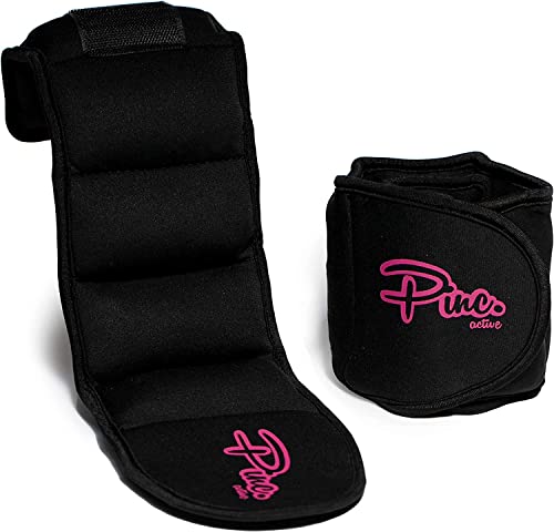 Ankle Weights Set - 0.5lb, 1lb, 2lbs, 3lbs, 4lbs, 5lbs, 8lbs and Adjustable Sets - for Women, Men and Kids - color: Black, style: Adjustable 1-5lbs