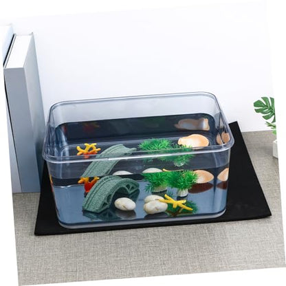 balacoo Nonslip Aquarium Tank Bottom Mat Thick Terrarium Pad for Fish Tanks Heat Insulation Shock Absorption Non Skid