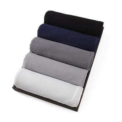 Ribbed Jersey Hijab Scarf for Women, Hijab for Women Muslim Breathable Stretchy Hajib - color: Light Grey
