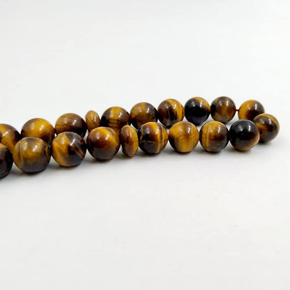 ALBASHAN Tasbih Men Natural Tiger Eye Stone Prayer Beads Muslim Misbaha 33 45 51 66 99 100Beads Professional Rosary Bead (10mmx99beads) - color: 10mmx99beads