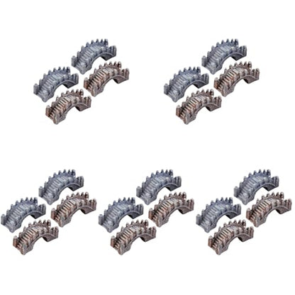 STOBOK 20 Pcs Miniature Fairy Garden Arch Bridge Figurines Figurines Micro Landscape Garden Bridge Terrarium Kit Micro Landscape Ornaments for DIY Kit