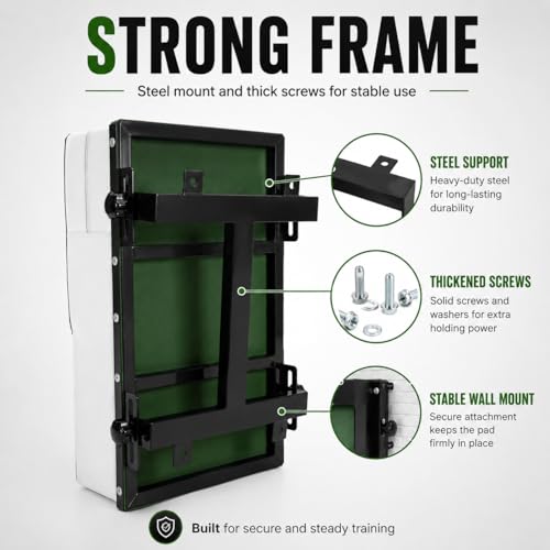 Wall Mount Boxing Training Bag - Uppercut Boxing Training Punching Target - Heavy Punching Bag for Adults for Bedroom/Living Room/Gym - color: Black L (15.75*11.81*27.56 Inch)