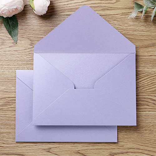 PONATIA A7 Envelopes, Sparkle Lilac 5 x 7 Envelopes - color: Lilac