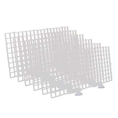 KESYOO 1 Set Aquarium Divider Isolation Board Fish Tank Supply with Suction Cups for Breeding Separating Aggressive Fish