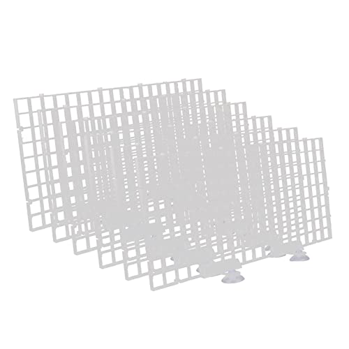 KESYOO 1 Set Aquarium Divider Isolation Board Fish Tank Supply with Suction Cups for Breeding Separating Aggressive Fish