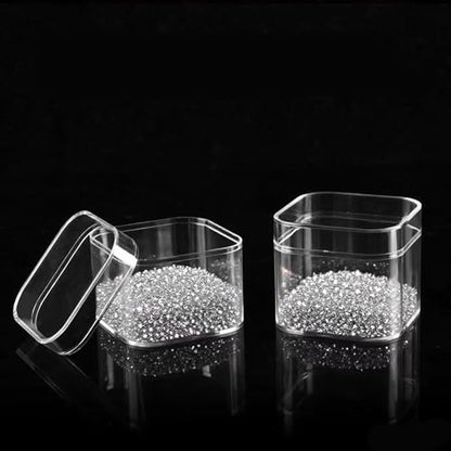 Small Acrylic Box Plastic Square Cube Clear Display Box ith Lid Acrylic Candy Boxes for Birthday Wedding Party Favor - size: 2.2 x 2.2 x 1.9 Inch