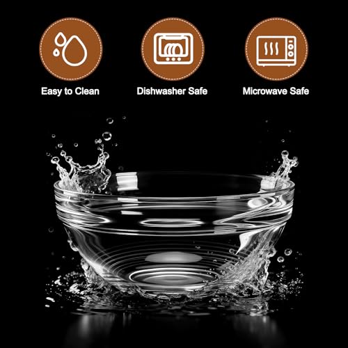 Replacement Glass Bowl for Feoyoho 3.75in Feeder Stand – Small, 13.7 oz / 1.7 Cups, Dishwasher & Microwave Safe - size: For 3.75ʺ Tall Stand (Small, 13.7 oz)