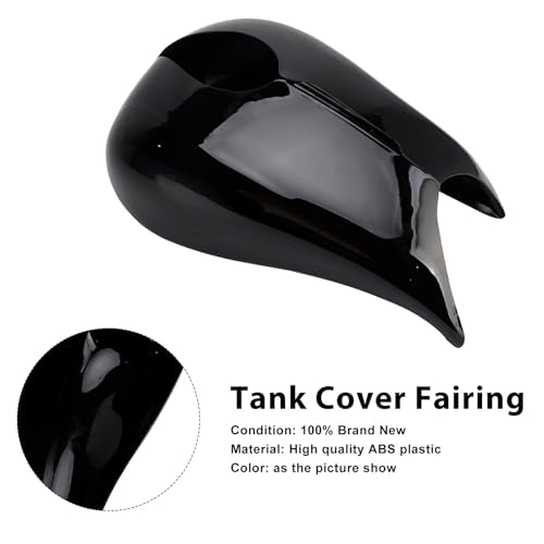 Tank Cover Fairing for Harley Street Glide Road Glide 2009-2024 - ABS Plastic Bolt-On Tank Console Overlay - Replacement for OEM 61459-09 61461-09 - Fits Touring Models with Stock Seat