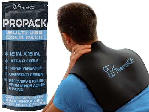 TheraICE PROpack Cold Therapy Reusable Cold Gel Ice Pack - Extra Large 12x15 - Great for Muscular Back Pain, Shoulder, Hip Knee - Oversized Multipurpose Cold Icepack for Minor Aches & Pains - size: Extra Large (Pack of 1)