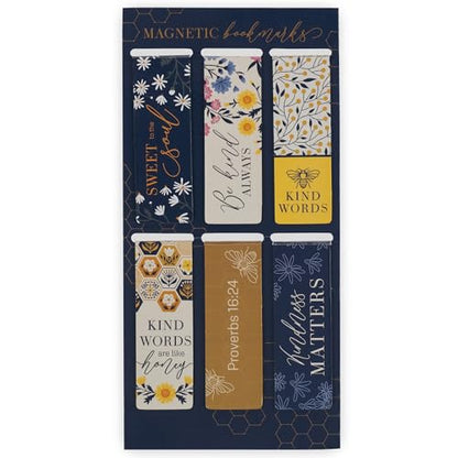 Christian Art Gifts Colorful Magnetic Scripture Bookmark Set for Women - color: Kind Words