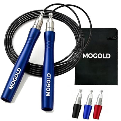 Speed Ropes Jump Rope For Men/Women-Tangle-Free-Self-Locking Screw-Free Design - color: Red