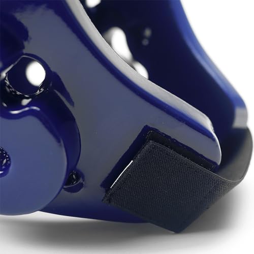 Adidas WT Taekwondo Martial Arts Dipped Foam Head Guard Protector - color: BLUE, size: X-Small