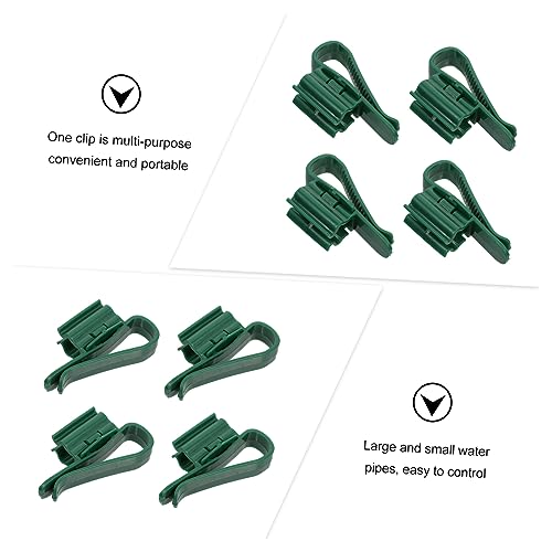 WOONEKY 4Pcs Plastic Fixing Clamps for Aquarium Hose Easy Installation Fish Tank Clips to Secure Water Tubes for Fish Tank Maintenance and Water Changes