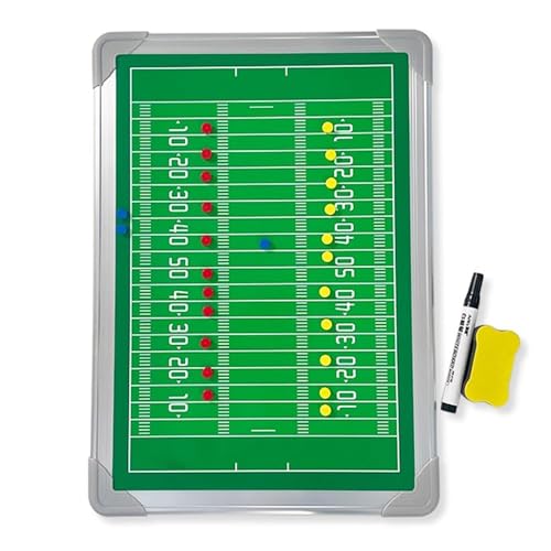 Magnetic Flag Football Tactical Board, Flag Football Coaching Board for Coaches, Portable Storage Design, Sturdy and Durable, for Training Guidance