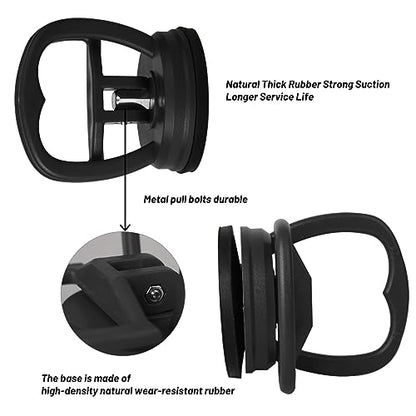 Kaisiking 11 PCS Screen Suction Cup Kit for LCD Screen Opening Repair|Black | Screen Replacement Tools for Cellphone,iPhone，iPad, iMac, MacBook, Tablet, Laptop, Etc. - color: Black