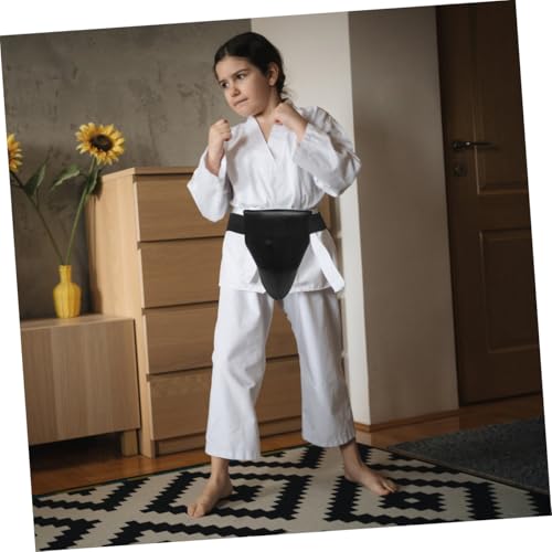 POPETPOP Sports Groin Guard Breathable Crotch Protector Wear Resistant Design for Taekwondo Boxing Karate Portable Training Supply for Adults
