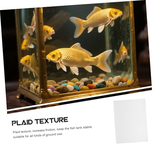 Fish Tank Pad Aquarium Bottom Pad Fish Pond Mat Aquarium Insulation Mats Fish Tank Cushioning Mat Reptile Terrarium Mat Aquarium Leveling Pad Fish Tank Insulation Mats White Eva