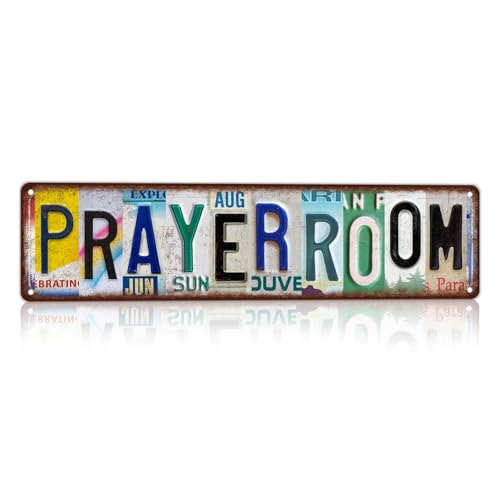Vintage Prayer room Street Sign Wall Decor - color: St-B-08