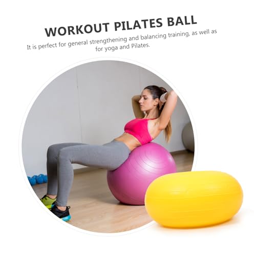 Toddmomy Professional Yoga Ball Multi Use Accessory for Core Strength Balance Conditioning for and Rehabilitation Durable Design