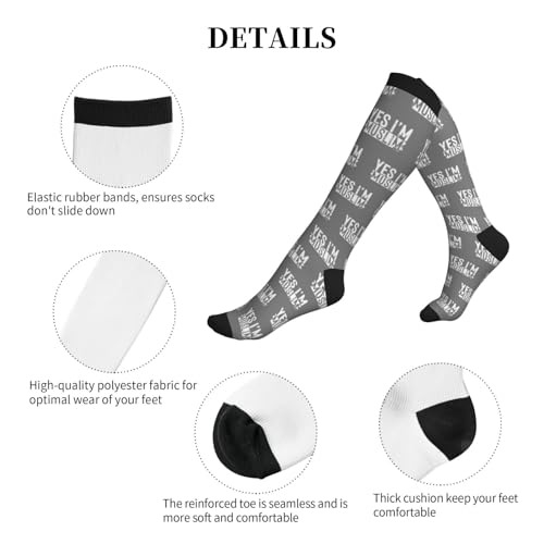 Muslim Islam Arabic Islamic Religious Allah God Be Compression Socks for Men & Women Circulation (15-20 mmHg) - color: 3 Black