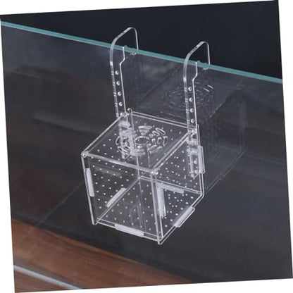 VANZACK Acrylic Fish Tank Isolation Box Breeding Acclimation Box for Fish Tank Separator Betta Guppy Incubator Floating Cover