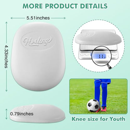 HooLing 8 Pcs Football Knee Pads for Youth, Skill Positions Sports Ultra Light Knee Sleeve for School Team Boys Girls Anti Collision Basketball Volleyball Soccer Cycling Wrestling Protector - size: Youth